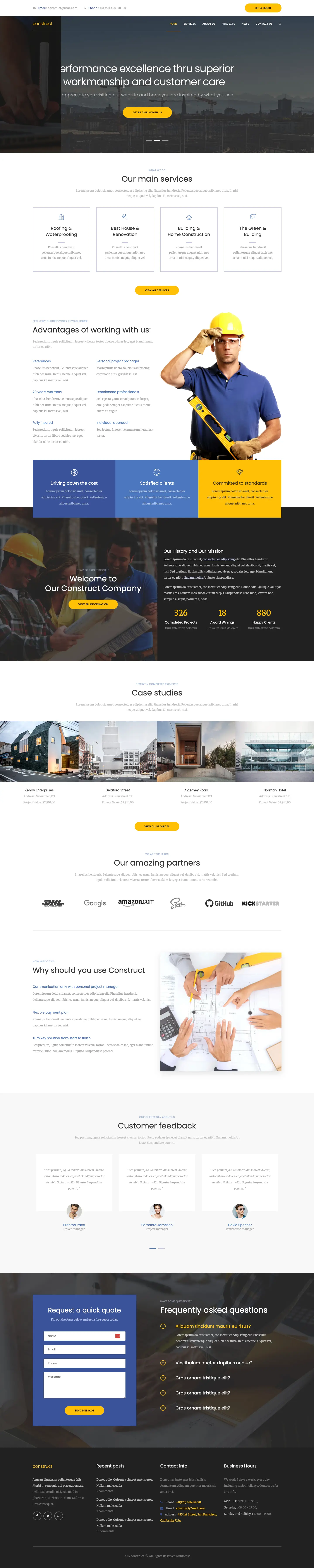 Site vitrine d'entreprise